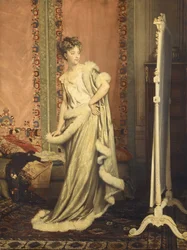 Voor de spiegel, 1873