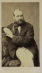 Portret van de componist Charles Gounod