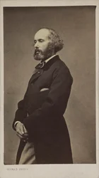 Portret van de componist Félicien David 1810-1876, 1876