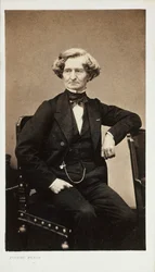 Portret van de componist Hector Berlioz