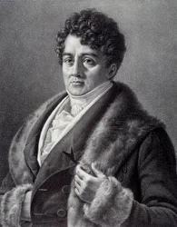 Portret van Francois-Joseph Talma, Franse acteur
