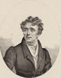 Portret van de operazanger Louis Antoine Eléonore Ponchard 1787-1866, ca. 1835
