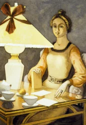 Angele, illustratie uit "Paludes" door Andre Gide