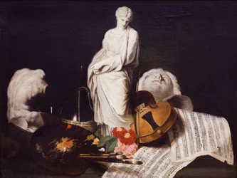 Fantasie van de kunstenaar,1701-50 (olieverf op doek)