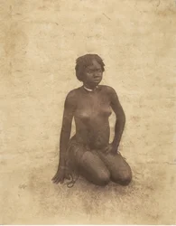 Jonge Nuba-vrouw