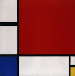 Compositie met Rood, Blauw en Geel
