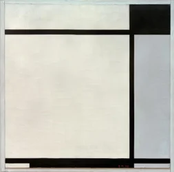 Tableau nr. II, met zwart en grijs