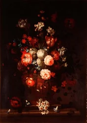 Stilleven, gemengde bloemen