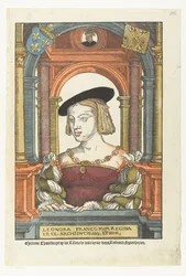 Portret van Eleanor van Oostenrijk (1498-1558)
