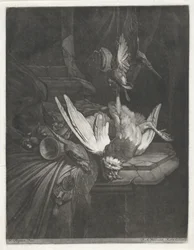 Stilleven met gevogelte