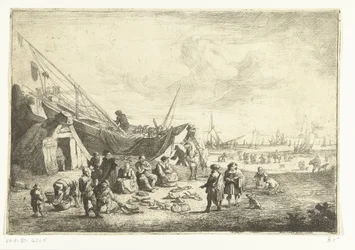 Vismarkt te Scheveningen