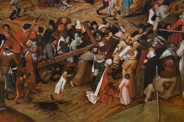 Duits: Die Kreuztragung De weg naar Golgotha