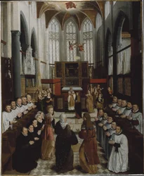 De Presentatie van de Maagd in de Tempel, c.1530-35