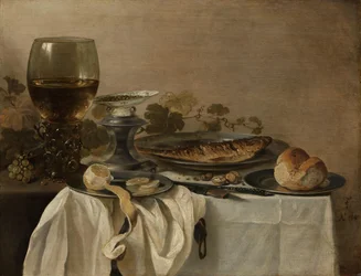 Stilleven met een Vis