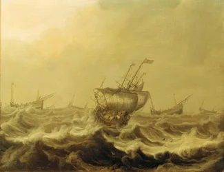 Schepen in de Storm
