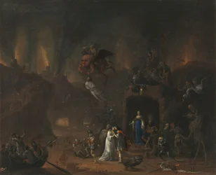 Orpheus en Eurydice in de hel