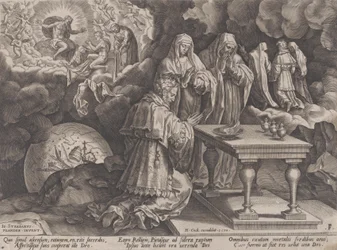 Ouderdom en dood, uit De loop van het menselijk leven, 1570