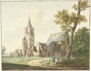De kerk te Warmond