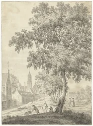 Aan de stadswal te Utrecht