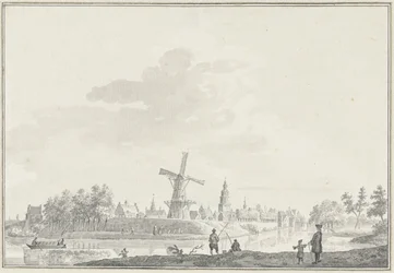 Gezicht op de stad Buren