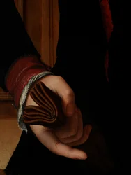 (detail) van Portret van Jan van Eyewerve