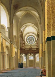 Interieur van de Marienkirche in Utrecht, 1638 (detail)