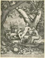 Vertumnus Leent de Gedaante van een Oude Vrouw om Pomona
