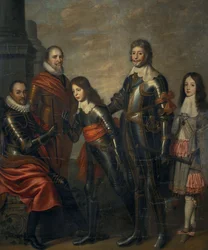 Vier generaties van de prinsen van Oranje: Willem I, ca.1660-1662 (olieverf op doek)