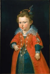 Eleonora Gonzaga 1598-1655 op tweejarige leeftijd