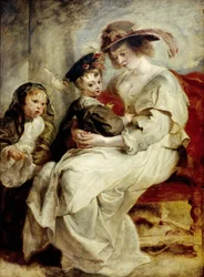 Helena Fourment met Twee van Haar Kinderen, ca. 1636