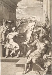 Allegorie over de schilderkunst