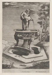 Speculum Romanae Magnificentiae: Een Fontein en Bekken
