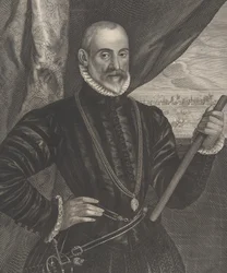 Francisco Valdes, Spaanse commandant, uit de serie Quatuor Personae..., 1649