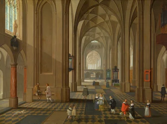 Interieur van een kerk