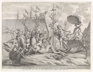 Spektakel met de strijdwagen van Neptunus Blijde intrede van de Kardinaal-Infant te Gent, 1635 (series title)