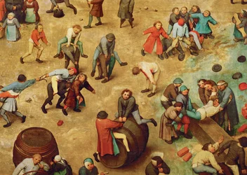 Kinderspelen (schilderij op eikenhout)