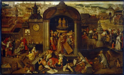 Le Christ chassant les marchands du Temple
