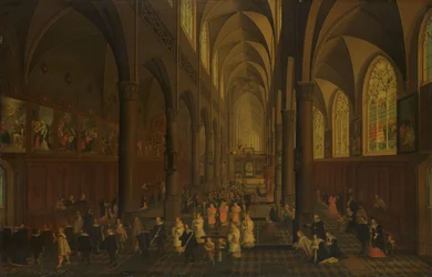 Het interieur van de Dominicaanse kerk