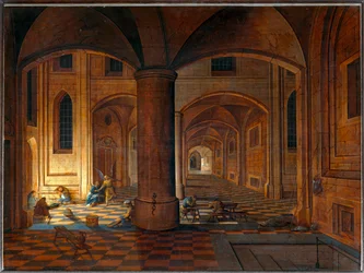 Sint Petrus uit de gevangenis bevrijd door een engel ...