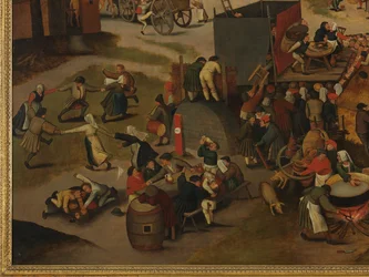 Een Dorpsfeest, Met een Theatervoorstelling en een Processie ter Ere van St Hubert en St Anthony