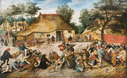 De boerenbruiloft, ca. 1600