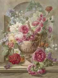 Vaas met bloemen