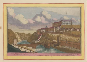 Gezicht op het Alcázar te Toledo