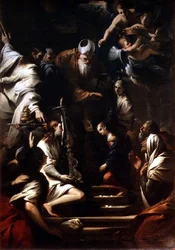 De presentatie van de Maagd Maria, begin 1640s