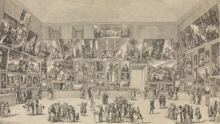 Uitzicht op de Salon van 1785