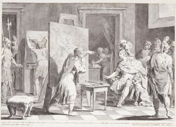 Alexander de Grote in het Atelier van Apelles