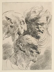 Groteque hoofden