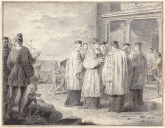 Paulinus, Kardinaal en Patriarch van Aquileia, Verplaatst Zijn Zetel naar Grado