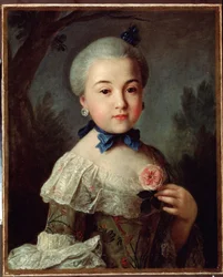 Portret van Gravin Varvara Sheremetyeva, 1760
