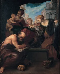 Het mystieke huwelijk van Sint Catharina, 1595-1599